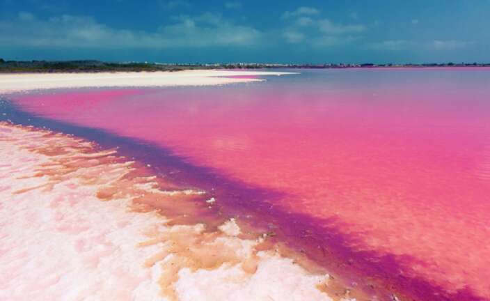 La Laguna Rosa de Torrevieja en Alicante