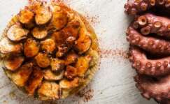 Un plato de pulpo a la gallega