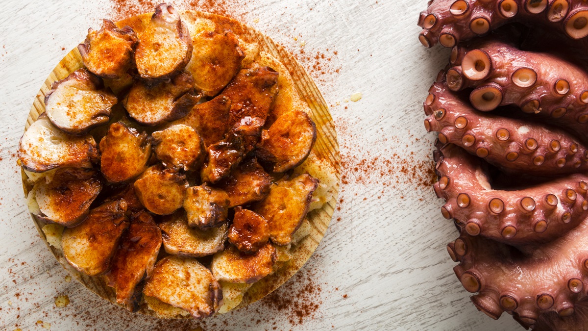 Un plato de pulpo a la gallega