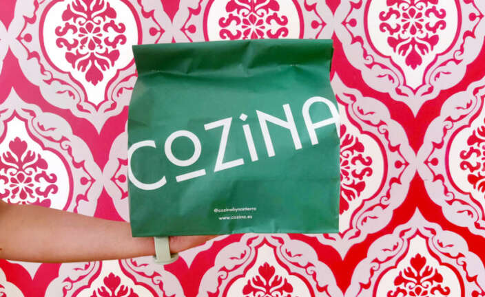 Bolsa de pedido de Cozina, el nuevo local del chef Miguel Carretero