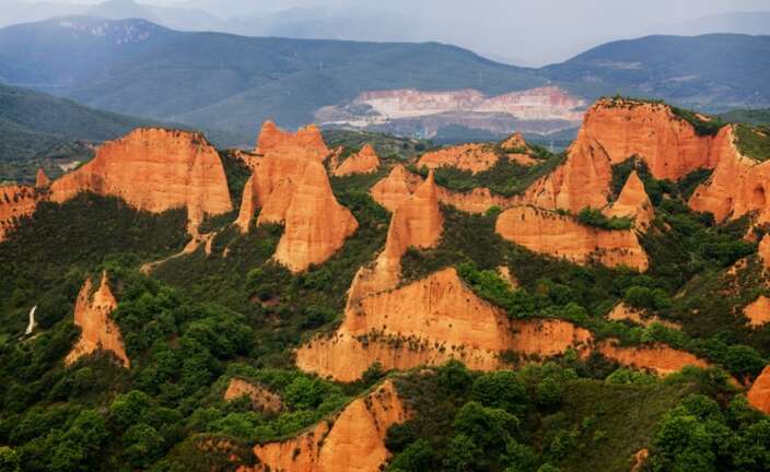 Las Médulas en El Bierzo, León
