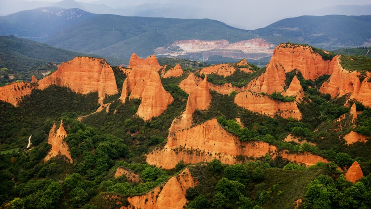 Las Médulas en El Bierzo, León