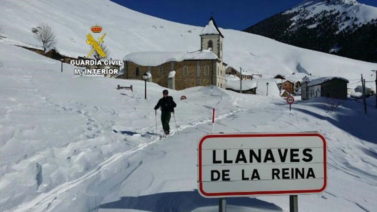 El pueblo de Llánaves de la Reina en León