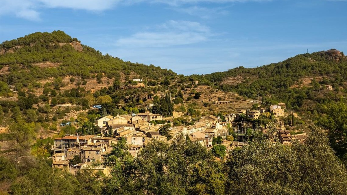 El pueblo de Mura en la provincia de Barcelona