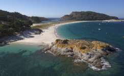 La playa de Rodas en Asturias
