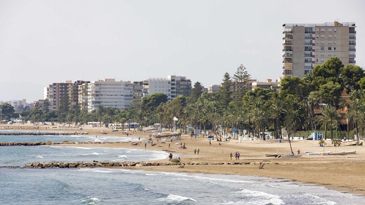 La Playa de Voramar en Benicasim