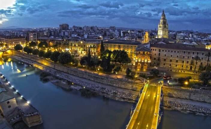 Una panorámica de la ciudad de Murcia