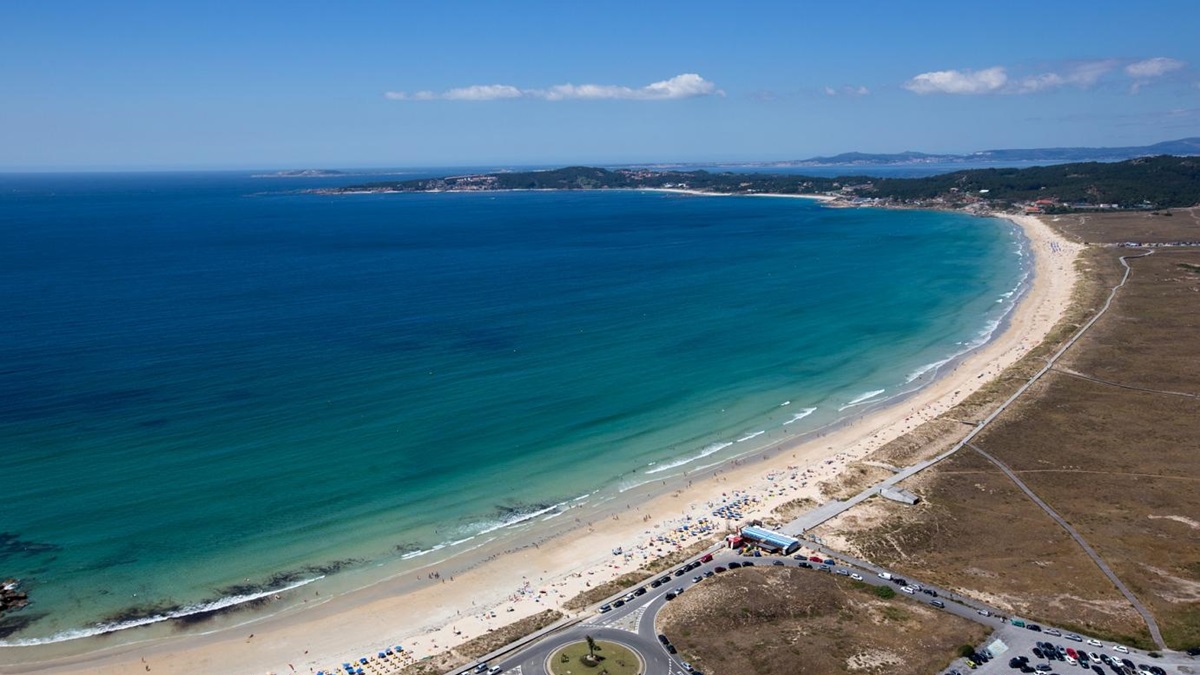 La playa de La Lanzada en Pontevedra