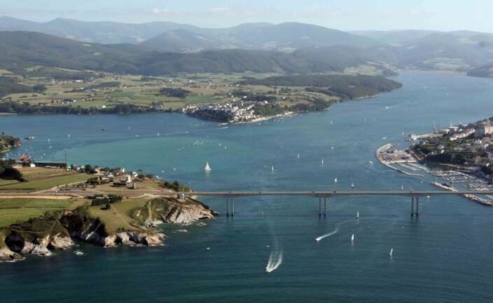 La ría Eo en Asturias