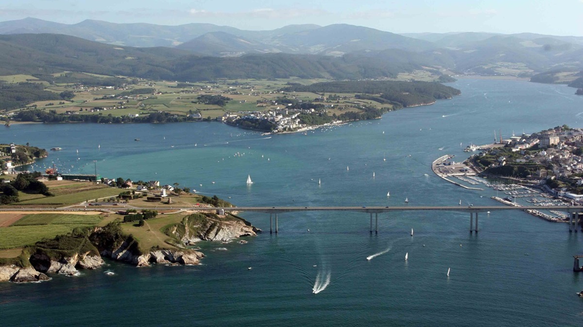 La ría Eo en Asturias