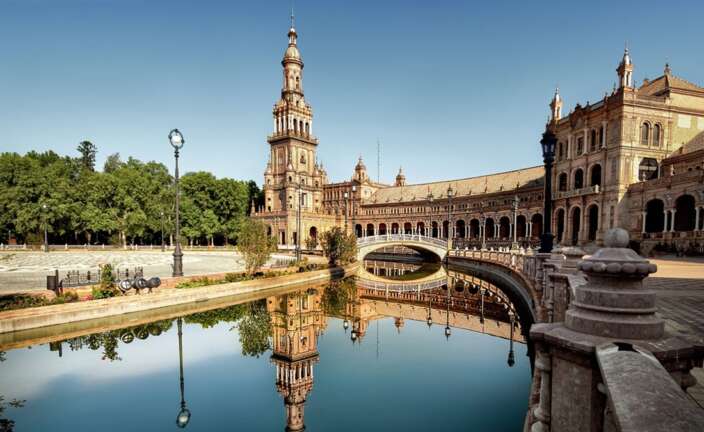 La Plaza España en Sevilla