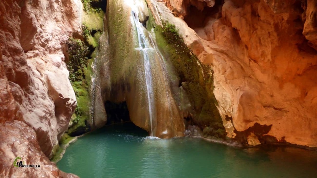 La cascada de Bercolón en Valencia