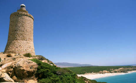 El faro de Camarinal en Cádiz
