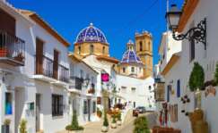 El pueblo de Altea en Alicante