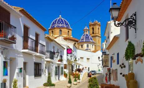 El pueblo de Altea en Alicante