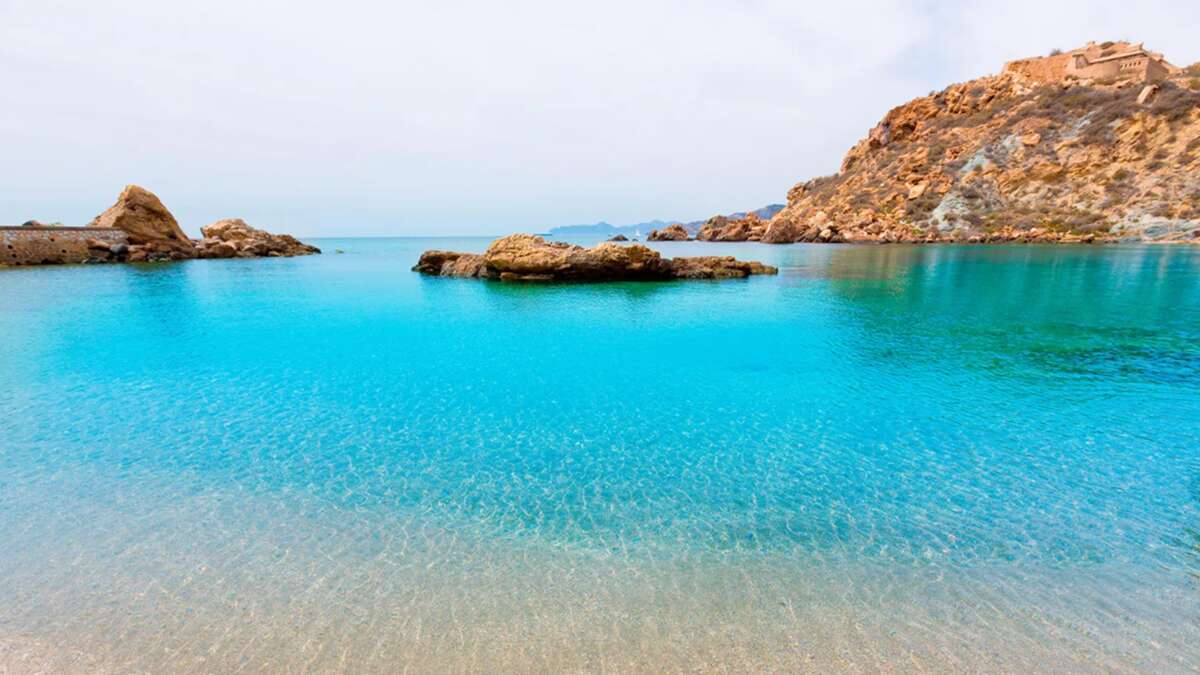 La cala Cortina en Cartagena