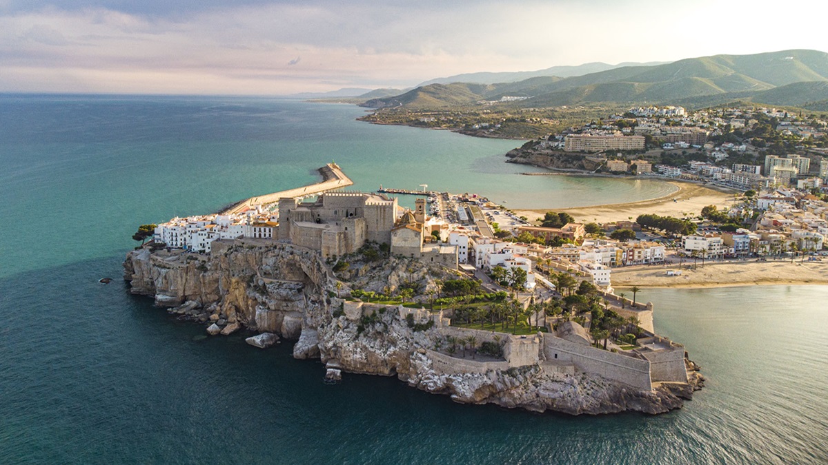 El castillo de Peñíscola en Castellón