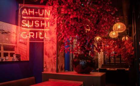 El restaurante japonés Ah Un en Barcelona