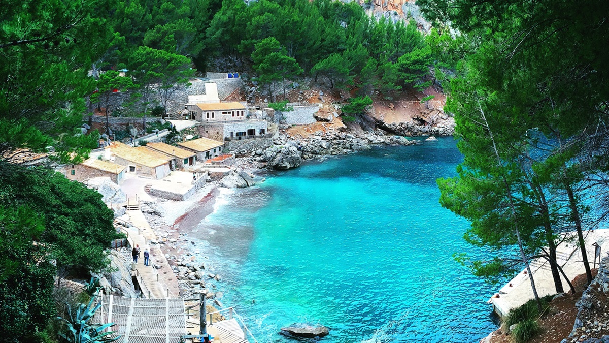 La playa de Sa Calobra en Mallorca