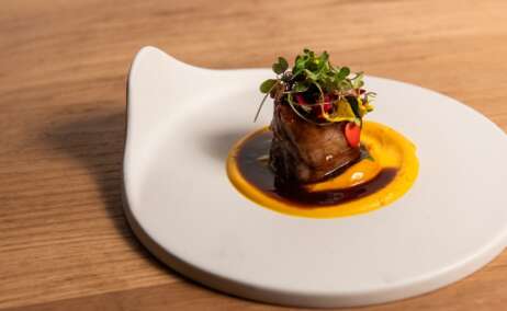 Cordero con batata, una de las creaciones de José Carlos García