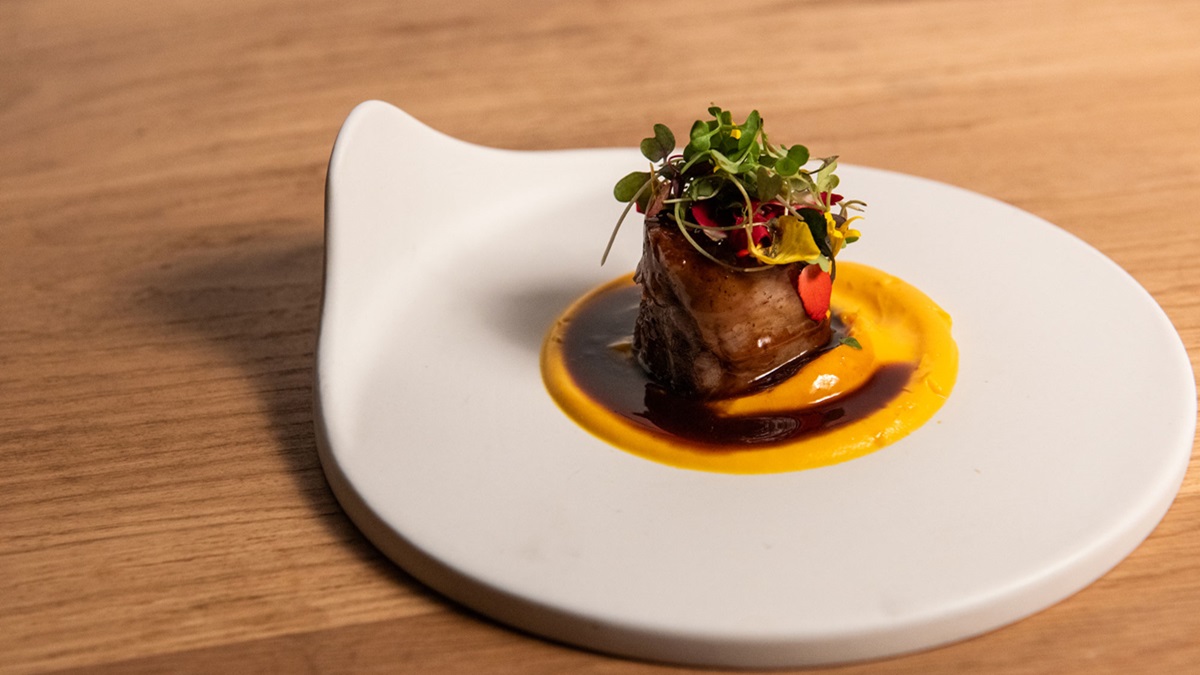 Cordero con batata, una de las creaciones de José Carlos García