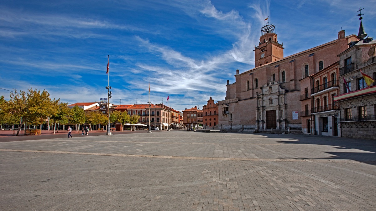 La plaza mayor de Medina del Campo