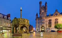 La ciudad de Aberdeen en Escocia