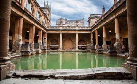 La ciudad de Bath en Inglaterra