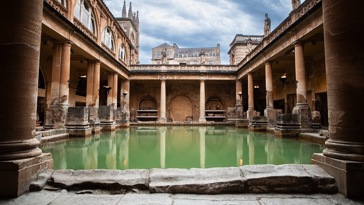 La ciudad de Bath en Inglaterra