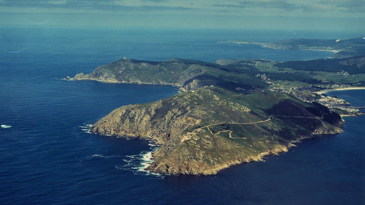 El cabo de Finisterre en Galicia