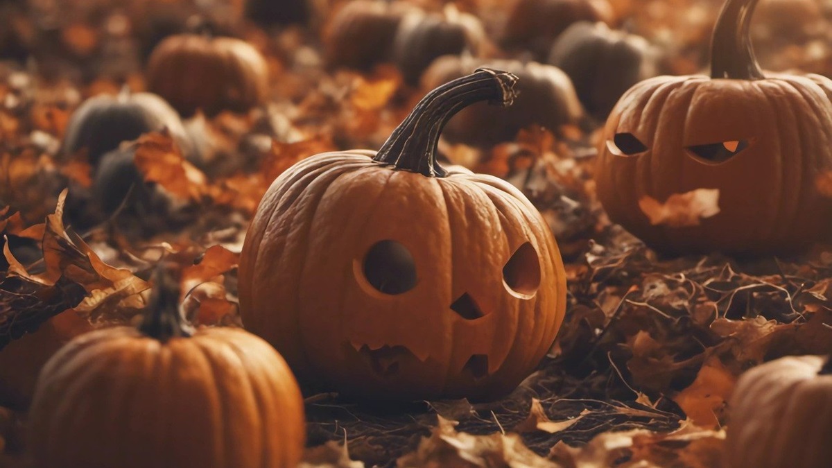 Unas calabazas de Halloween