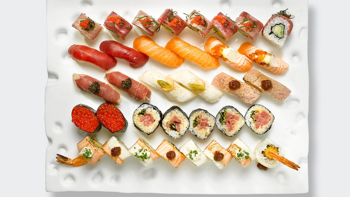 Selección de sushis del nuevo Nomo