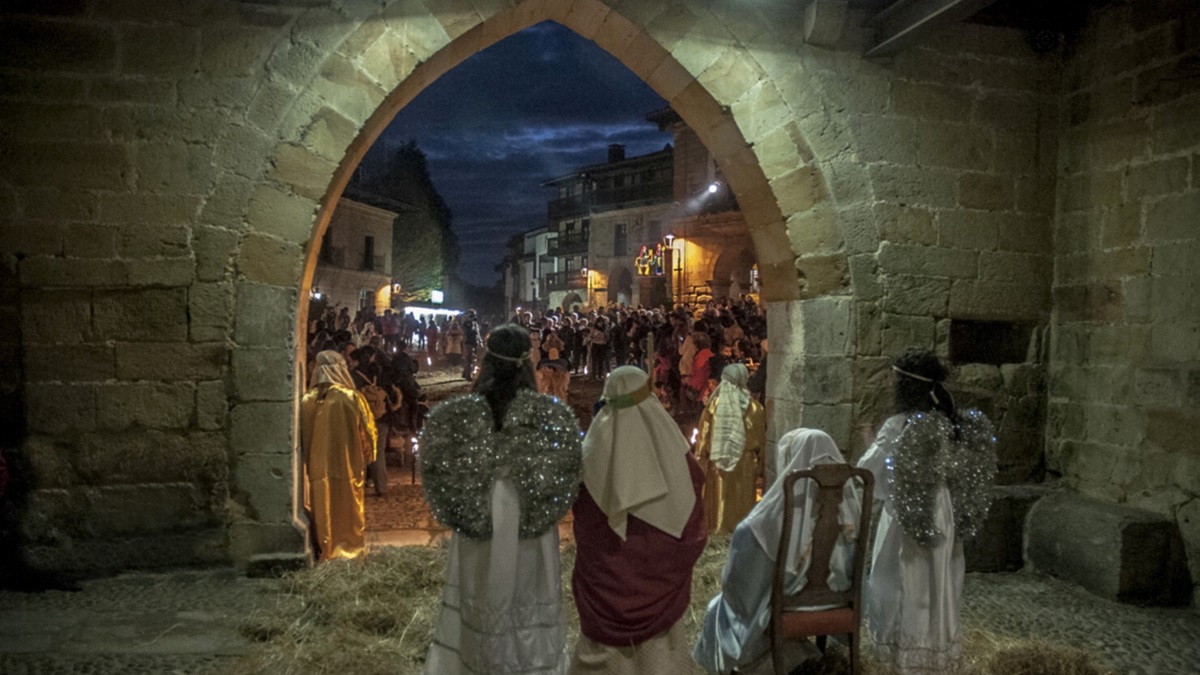 El belén viviente de Santillana del Mar