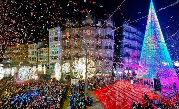 El encendido de las luces de Vigo