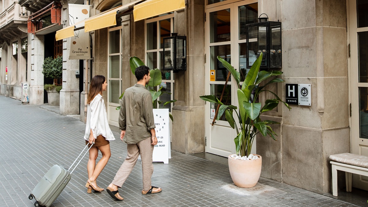 Fachada del Pulitzer Barcelona. Foto: Pulitzer Barcelona