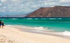 La isla de Fuerteventura en las Islas Canarias