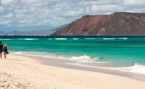 La isla de Fuerteventura en las Islas Canarias