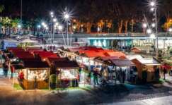 El mercadillo navideño de Málaga