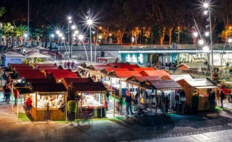 El mercadillo navideño de Málaga