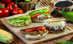Algunas de las arepas de Tumatey, Barcelona