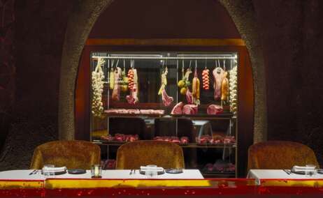 Los cortes de carne están a la vista de todos