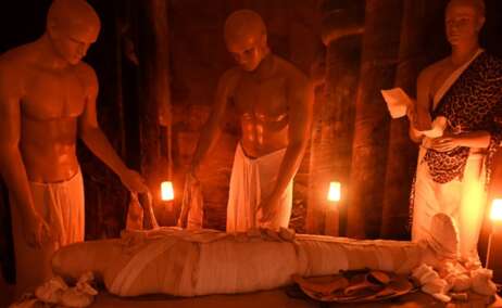 La exposición Tesoros de Egipto en Fuenlabrada
