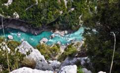 Las gargantas del Verdon en la Provenza francesa