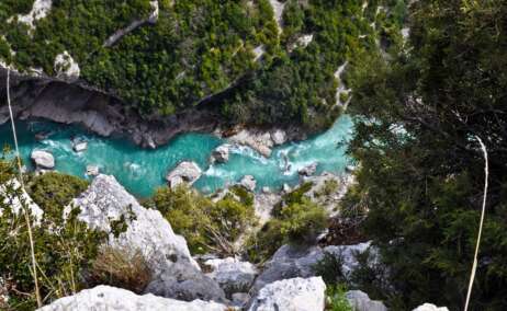 Las gargantas del Verdon en la Provenza francesa