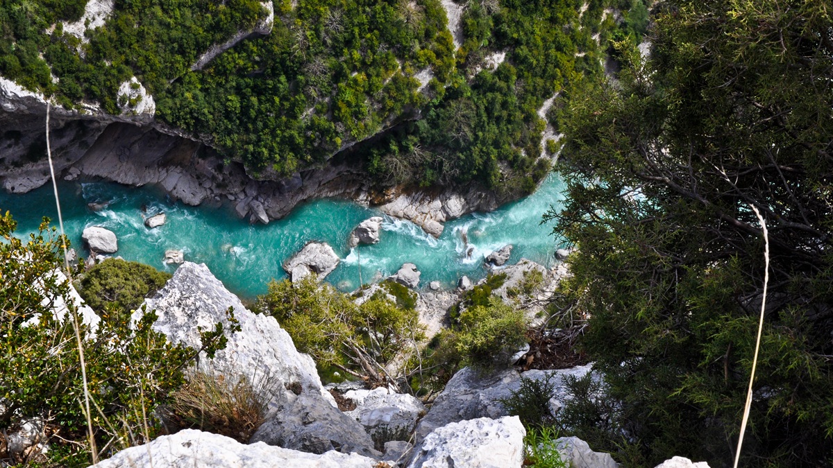 Las gargantas del Verdon en la Provenza francesa