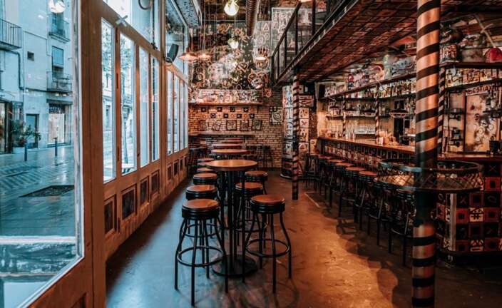 El Bestiari está en una concurrida calle del Born