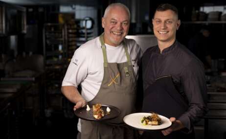 Xavier Pellicier como cocinero invitado y Stefano Pinna como responsable de los fogones del Fire