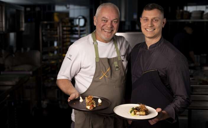 Xavier Pellicier como cocinero invitado y Stefano Pinna como responsable de los fogones del Fire