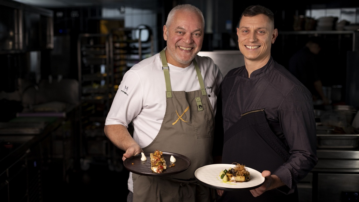 Xavier Pellicier como cocinero invitado y Stefano Pinna como responsable de los fogones del Fire