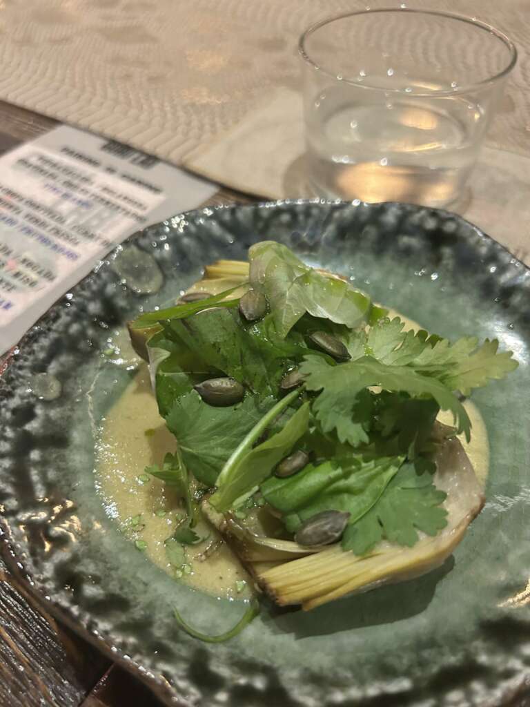 Alcachofa Confitada de Guru Lab